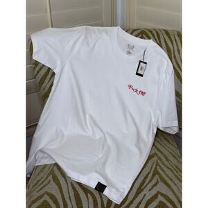 NWT Field Grade Respectfully Graphic T-Shirt White Red Men’s Size M